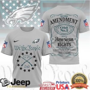 Philadelphia Eagles 2nd Amendment “We The People” 1776 Patriotic T Shirt