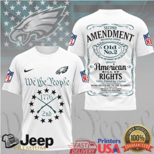 Philadelphia Eagles 2nd Amendment “We The People” 1776 Patriotic T Shirt