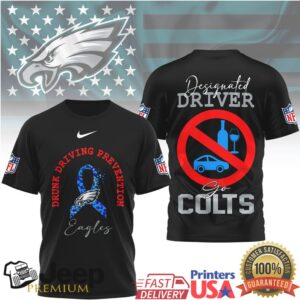 Philadelphia Eagles Drunk Driving Prevention Designated Driver T Shirt