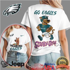 Philadelphia Eagles Scooby Doo Go Eagles NFL Football T Shirt
