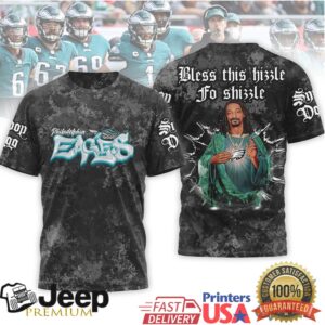 Philadelphia Eagles Snoop Dogg Bless This Hizzle Custom T Shirt