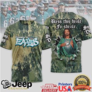 Philadelphia Eagles Snoop Dogg Bless This Hizzle Custom T Shirt