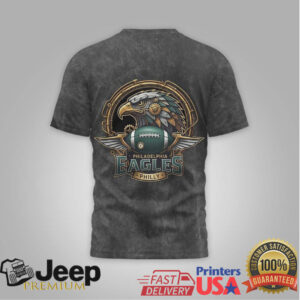 Philadelphia Eagles Steampunk Eagle Mechanical Shield Football T Shirt Philadelphia Eagles Steampunk Eagle Mechanical Shield Football T Shirt