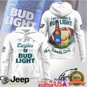 Philadelphia Eagles x Bud Light Beer & Football Lifestyle T Shirt