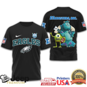Philadelphia Eagles x Monsters Inc. Mike and Sulley NFL Fan Shirt