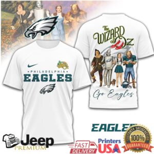 Philadelphia Eagles x The Wizard of Oz Mashup Graphic T Shirt