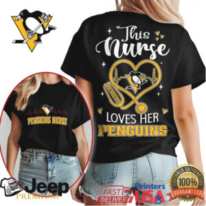 Pittsburgh Penguins Nurse Shirt This Nurse Loves Her Penguins Hockey T Shirt Pittsburgh Penguins Nurse Shirt This Nurse Loves Her Penguins Hockey T Shirt