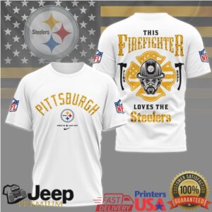 Pittsburgh ST Shirtlers Firefighter Department First In Last Out Fan T Shirt Pittsburgh ST Shirtlers Firefighter Department First In Last Out Fan T Shirt