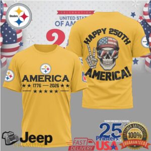 Pittsburgh ST Shirtlers Happy 250th Anniversary America 1776 2026 Gold T Shirt Pittsburgh ST Shirtlers Happy 250th Anniversary America 1776 2026 Gold T Shirt