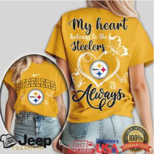 Pittsburgh ST Shirtlers My Heart Belongs To The ST Shirtlers Always Butterfly T Shirt Pittsburgh ST Shirtlers My Heart Belongs To The ST Shirtlers Always Butterfly T Shirt