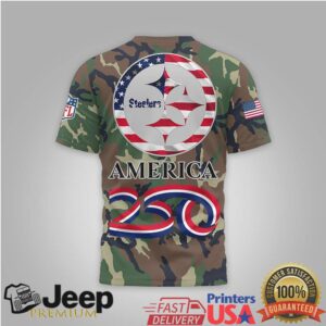 Pittsburgh ST Shirtlers NFL Camo T Shirt America 250 Years Celebration Pittsburgh ST Shirtlers NFL Camo T Shirt America 250 Years Celebration