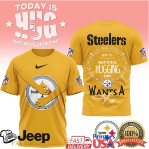 Pittsburgh ST Shirtlers National Hugging Day Shirt “ST Shirtlers Wants A Hug” NFL T Shirt