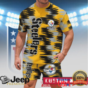 Pittsburgh ST Shirtlers Personalized Custom Name Outfit Black & Gold ST Shirtl City Brush Set