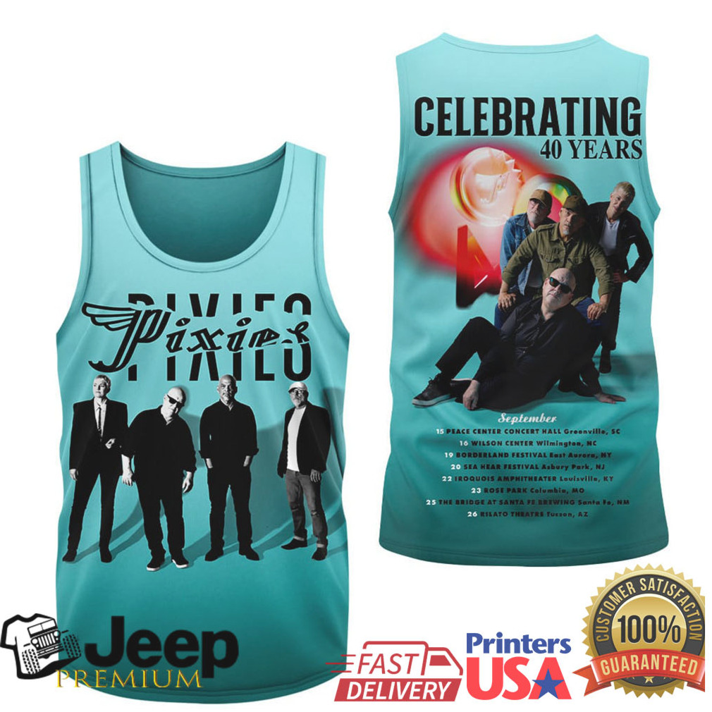 Pixies 40 Years Anniversary Celebration 2026 Tour Dates Apparel Pixies 40 Years Anniversary Celebration 2026 Tour Dates Apparel