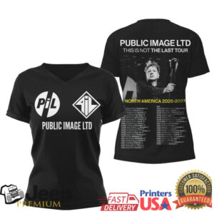 Public Image Ltd PiL This Is Not The Last Tour North America 2026 T Shirt Public Image Ltd PiL This Is Not The Last Tour North America 2026 T Shirt