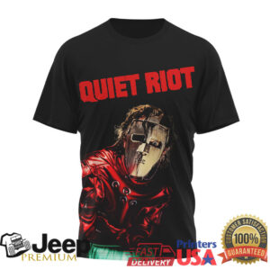 Quiet Riot 2026 North American Tour Metal Mask Graphic T Shirt Quiet Riot 2026 North American Tour Metal Mask Graphic T Shirt