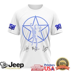 Rush Fifty Something 2027 World Tour Double Sided Graphic T Shirt