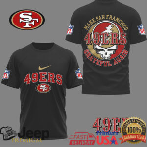 San Francisco 49ers Grateful Dead Inspired Steal Your Face Shirt