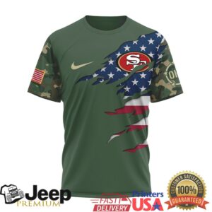 San Francisco 49ers Military Appreciation Camo T Shirt Patriotic Soldier Design San Francisco 49ers Military Appreciation Camo T Shirt Patriotic Soldier Design