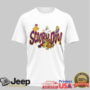 Scooby Doo Mystery Inc Group Photo Classic White T Shirt Scooby Doo Mystery Inc Group Photo Classic White T Shirt