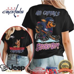 Scooby Doo Washington Capitals “Go Capitals” NHL Fan Graphic T Shirt Scooby Doo Washington Capitals “Go Capitals” NHL Fan Graphic T Shirt