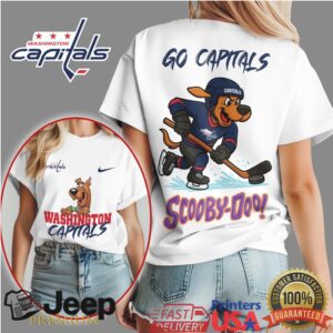 Scooby Doo Washington Capitals “Go Capitals” NHL Fan Graphic T Shirt