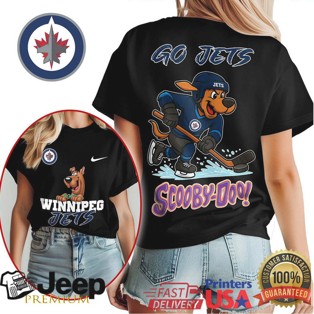 Scooby Doo Winnipeg Jets Hockey Player T Shirt Go Jets Fan Apparel Scooby Doo Winnipeg Jets Hockey Player T Shirt Go Jets Fan Apparel