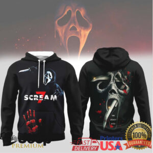 Scream 7 The Legacy Ends Ghostface Horror Graphic Hoodie & T Shirt