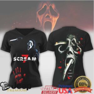 Scream 7 The Legacy Ends Ghostface Horror Graphic Hoodie & T Shirt