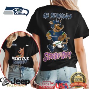 Seattle Seahawks Scooby Doo Go Seahawks NFL Fan T Shirt Seattle Seahawks Scooby Doo Go Seahawks NFL Fan T Shirt