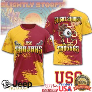 Slightly Stoopid x USC Trojans Deeply Trojans Custom 3D Graphic T Shirt Slightly Stoopid x USC Trojans Deeply Trojans Custom 3D Graphic T Shirt