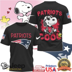 Snoopy Joe Cool New England Patriots NFL T Shirt Custom Fan Gear Snoopy Joe Cool New England Patriots NFL T Shirt Custom Fan Gear