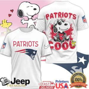 Snoopy Joe Cool New England Patriots NFL T Shirt Custom Fan Gear