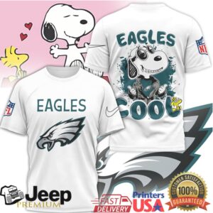 Snoopy Joe Cool Philadelphia Eagles NFL Graphic T Shirt