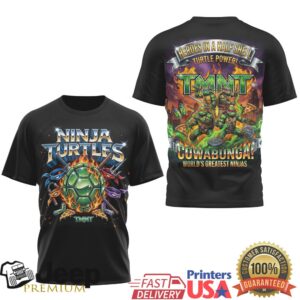 T shirtnage Mutant Ninja Turtles TMNT Cowabunga Shell Graphic T Shirt