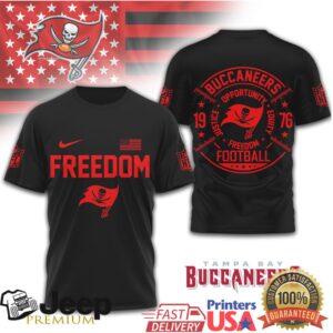 Tampa Bay Buccaneers Freedom Football Opportunity Justice Equity NFL T Shirt