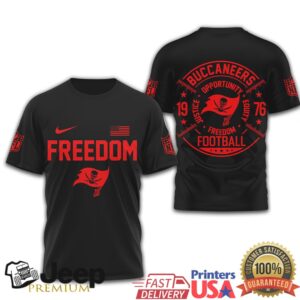 Tampa Bay Buccaneers Freedom Football Opportunity Justice Equity NFL T Shirt