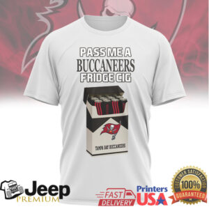 Tampa Bay Buccaneers “Fridge Cig” Graphic T Shirt Funny NFL Parody Shirt