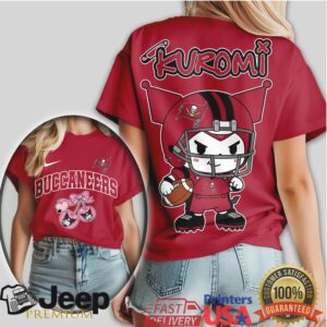 Tampa Bay Buccaneers Kuromi Sanrio Football Fan Women’s T Shirt Tampa Bay Buccaneers Kuromi Sanrio Football Fan Women’s T Shirt