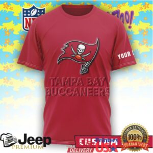 Tampa Bay Buccaneers Scooby Doo NFL Forever Fan Custom Red T Shirt