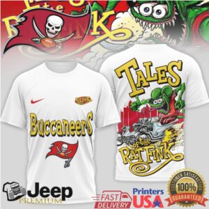 Tampa Bay Buccaneers Tales of the Rat Fink Kustom Kulture NFL T Shirt
