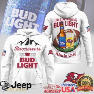Tampa Bay Buccaneers x Bud Light “I Am A Buccaneers & Bud Light Kinda Guy Girl” T Shirt Tampa Bay Buccaneers x Bud Light “I Am A Buccaneers & Bud Light Kinda Guy Girl” T Shirt