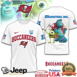 Tampa Bay Buccaneers x Monsters Inc. Disney NFL Football Fan Shirt