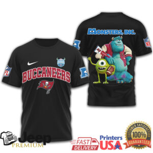 Tampa Bay Buccaneers x Monsters Inc. Disney NFL Football Fan Shirt