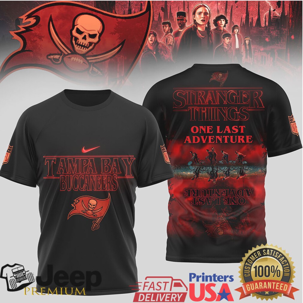 Tampa Bay Buccaneers x Stranger Things Upside Down Edition T Shirt Tampa Bay Buccaneers x Stranger Things Upside Down Edition T Shirt