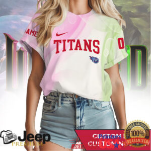Tennessee Titans x Wicked Glinda Pink & Elphaba Green Custom T Shirt