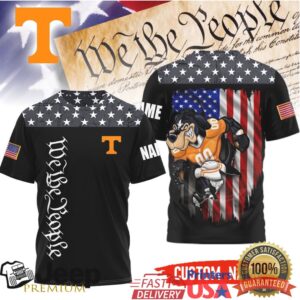 Tennessee VolunT Shirtrs Custom Name We The People Patriotic American Flag T Shirt
