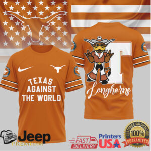 Texas Longhorns Against The World Mascot T Shirt