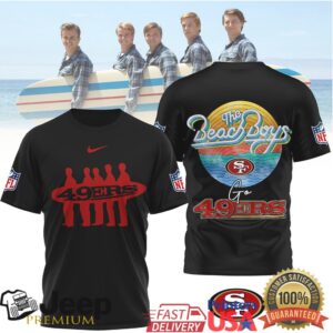 The Beach Boys x San Francisco 49ers NFL Vintage Beach Graphic T Shirt