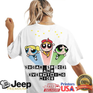The Powerpuff Girls Sugar Spice and Everything Nice Graphic T Shirt The Powerpuff Girls Sugar Spice and Everything Nice Graphic T Shirt
